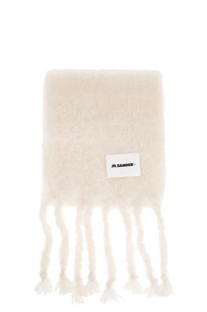 Moherowy szal od JIL SANDER+
