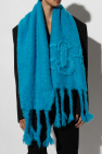 JIL SANDER+ BLUE Wool scarf