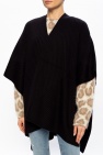 AllSaints BLACK ‘Jora’ wool poncho