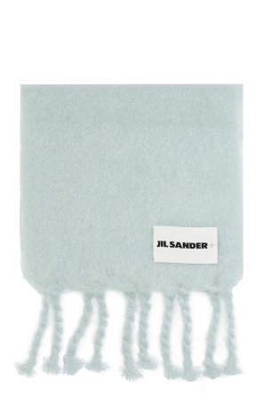 Jil Sander medium logo-stamp shoulder bag Schwarz
