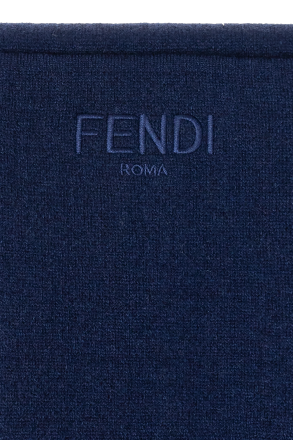 Fendi Kids Szal z kieszenią