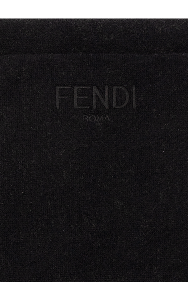 Fendi Kids Scarf with logo