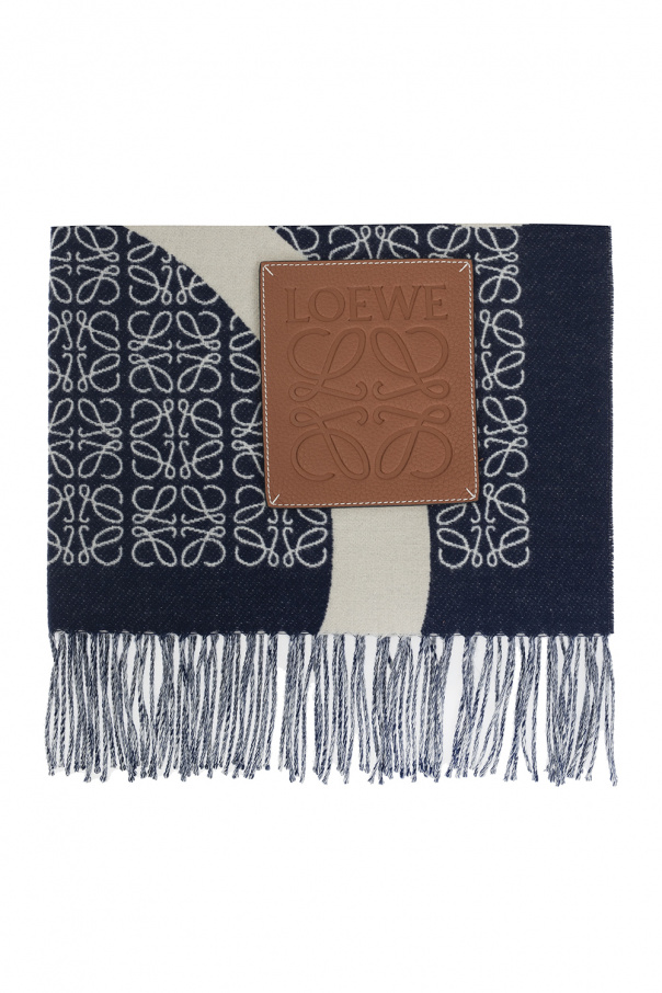 Loewe Wool scarf with logo