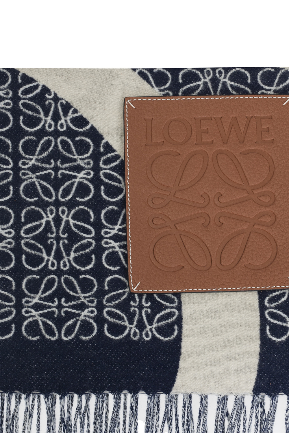 Loewe Wool scarf with logo