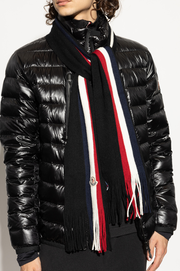 Moncler Wollschal mit Fransen