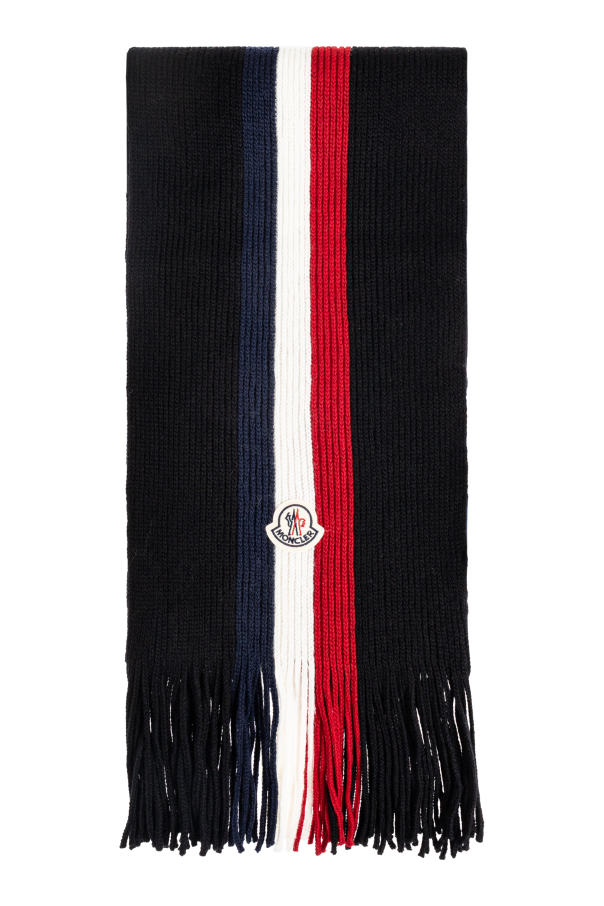 Moncler Wollschal mit Fransen