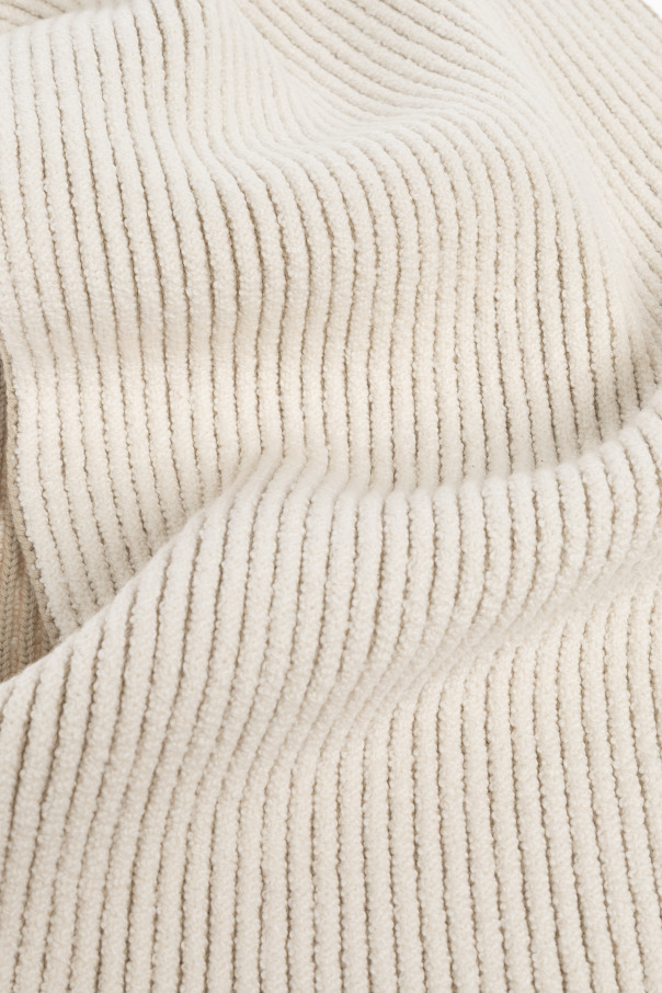 Stone Island Scarf with logo patch