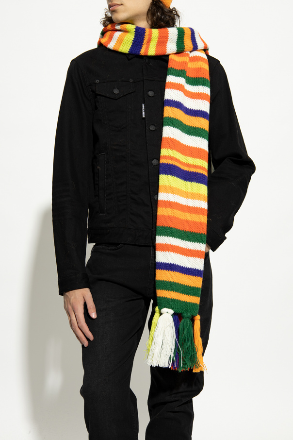 Dsquared2 Striped scarf