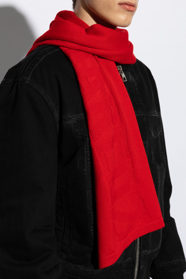 Dsquared2 Wool scarf with logo