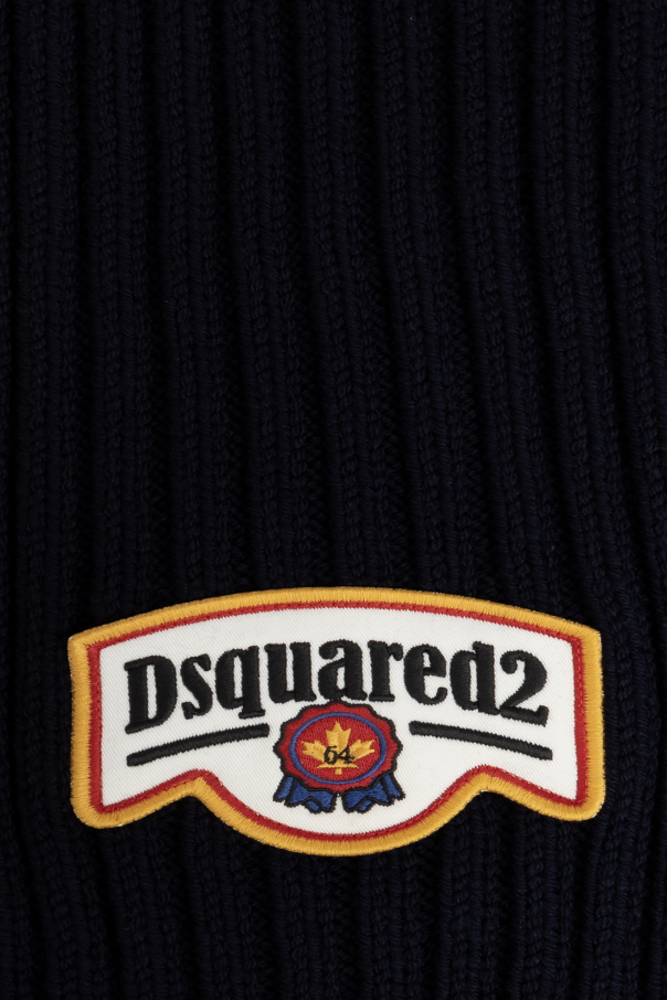 Dsquared2 Wełniany szal