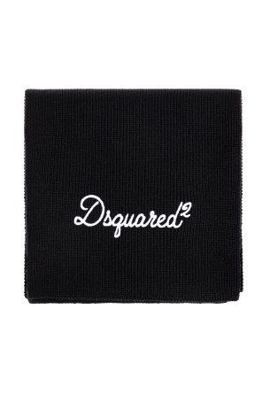 Wollschal mit gesticktem logo od Dsquared2
