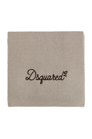 Wollschal mit aufgesticktem logo od Dsquared2