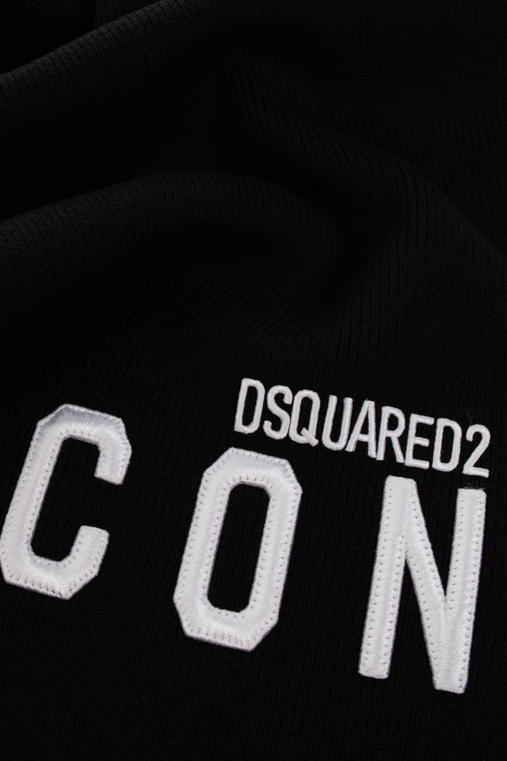 Dsquared2 Wool scarf with logo