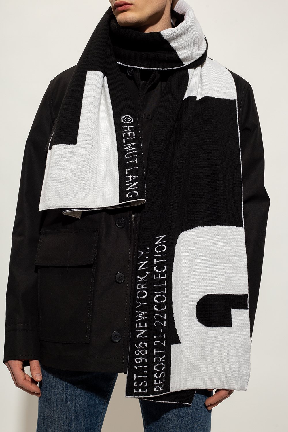 Helmut Lang Scarf with logo