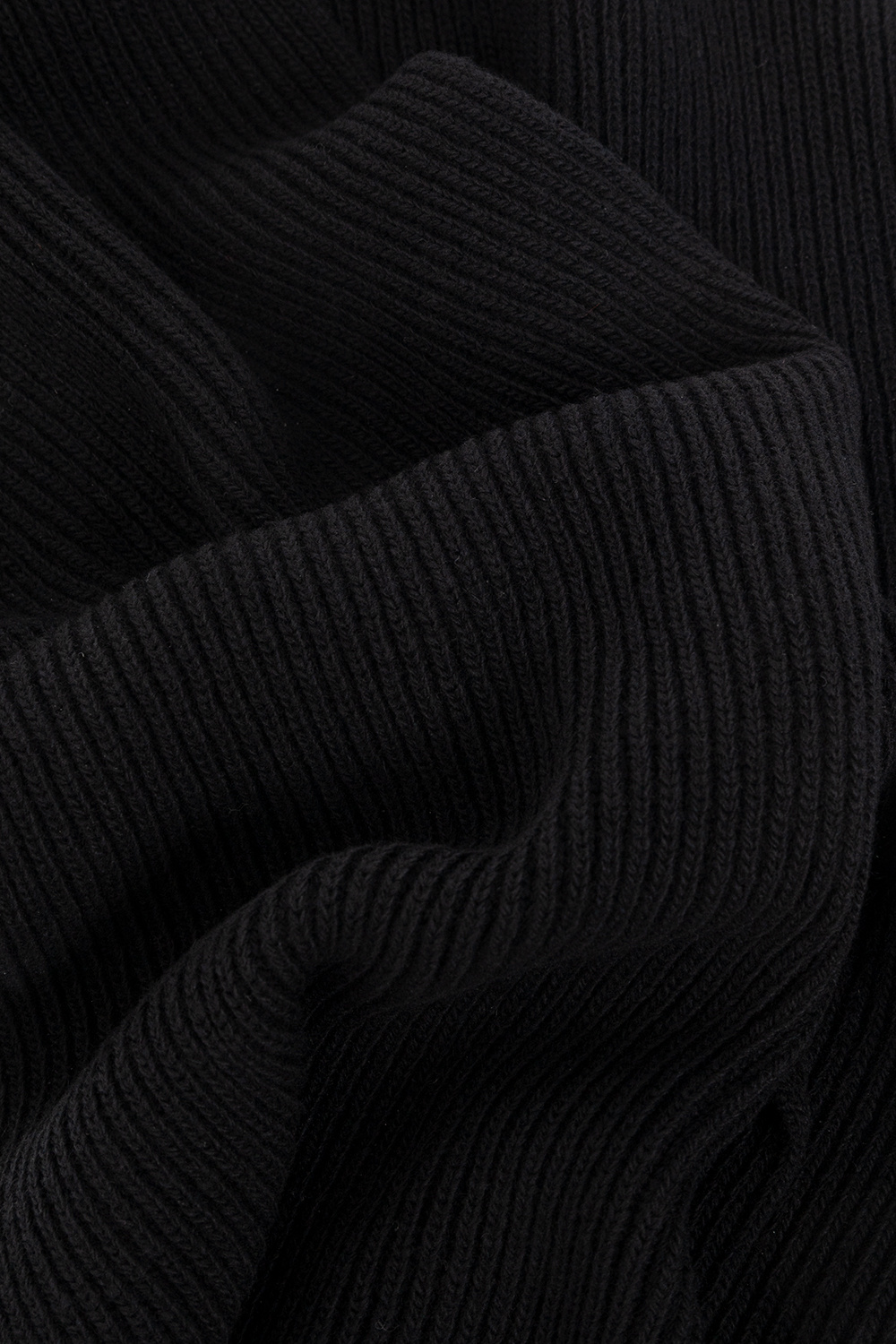 Dolce & Gabbana patchwork-detail straight-leg jeans Wool scarf