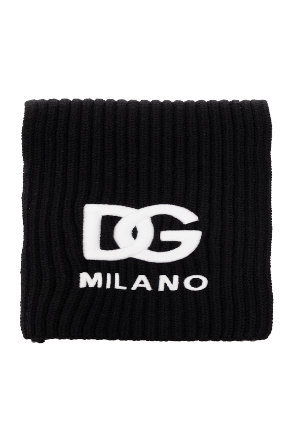Scarf with logo od Dolce & Gabbana Kids