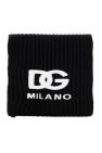 Dolce & Gabbana Kids BLACK Scarf with logo