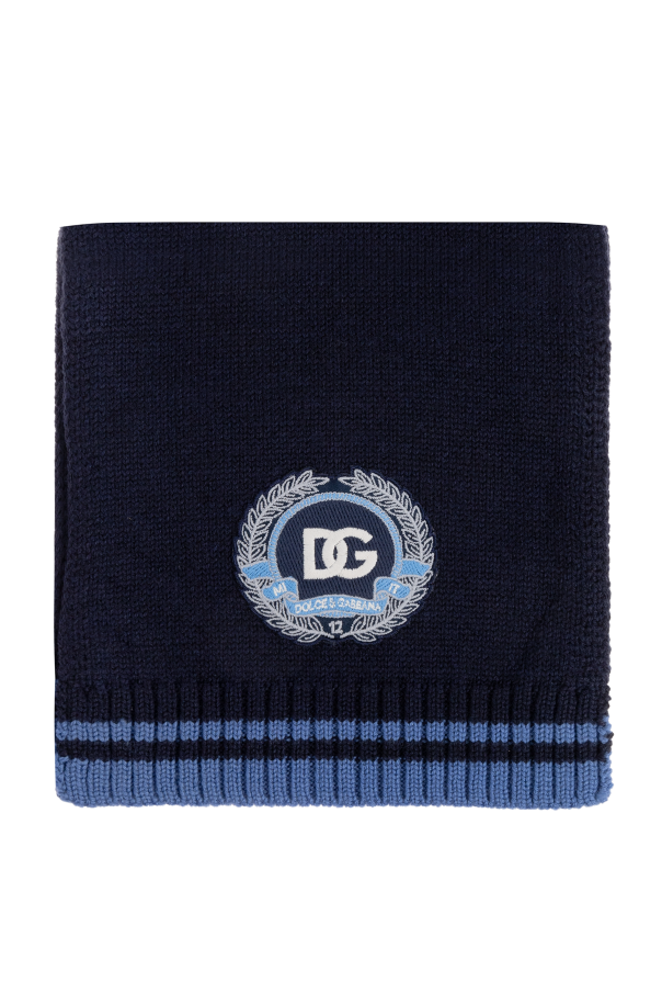 Scarf with logo, zdjęcie 1 Scarf with logo od Dolce & Gabbana Kids