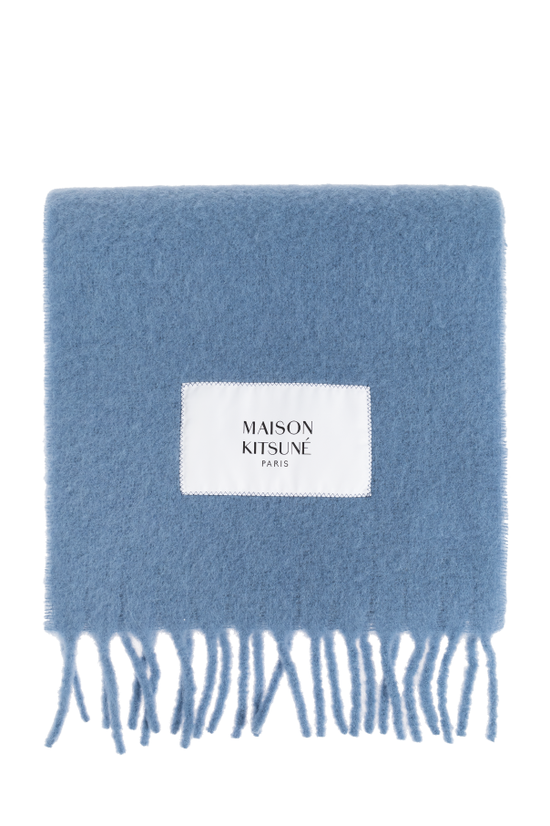 Scarf with logo od Maison Kitsuné