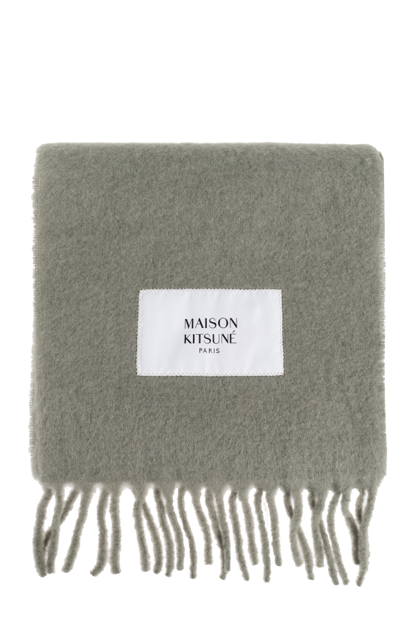 Scarf with logo od Maison Kitsuné