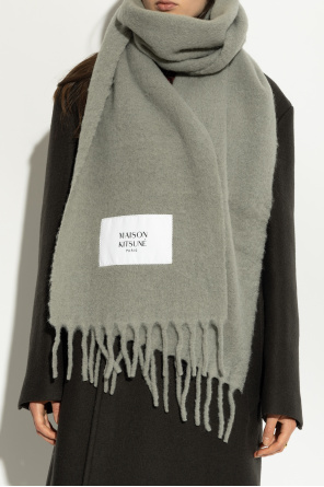 Schal mit logo od Maison Kitsuné