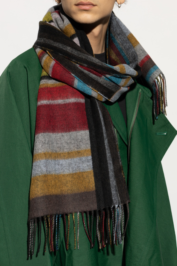 Paul Smith Scarf with striped pattern