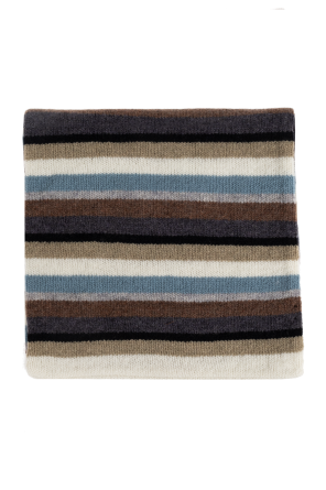 Bufanda de lana con estampado de rayas