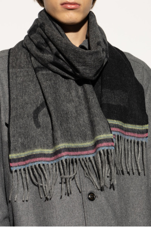 Scarf with embroidered logo od PS Paul Smith