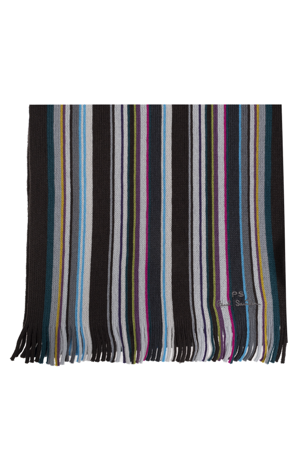 PS Paul Smith Scarf with stripe pattern