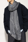 Etro GREY Scarf with decorative pattern