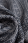 Etro GREY Scarf with decorative pattern