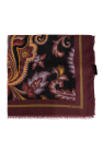 Etro BURGUNDY Cashmere shawl