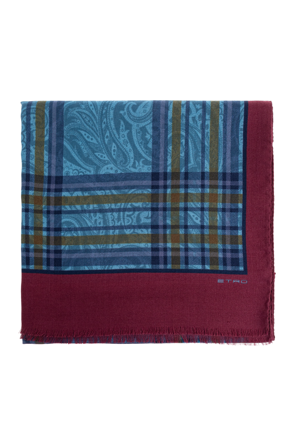 Checked scarf od Etro
