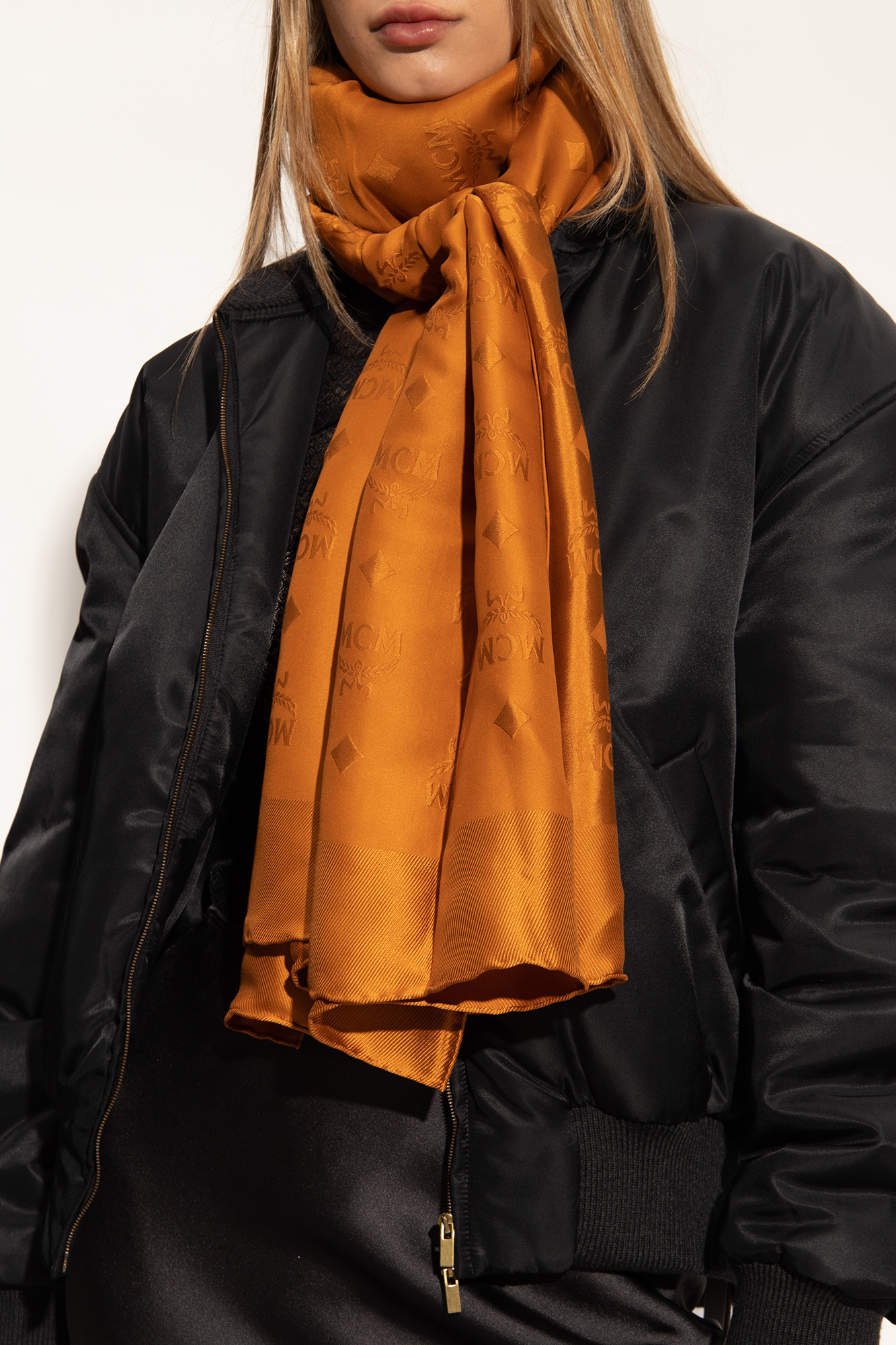 MCM Silk scarf