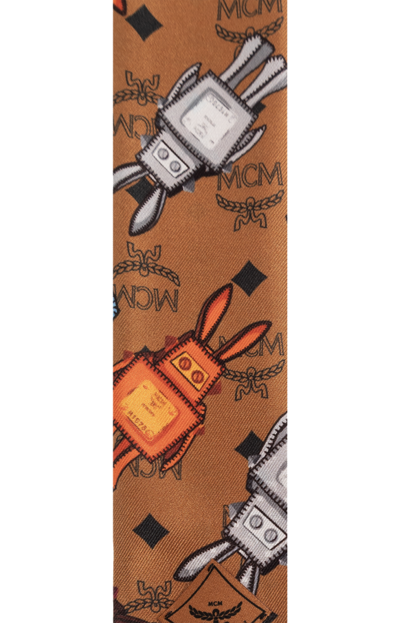 MCM Silk scarf with print