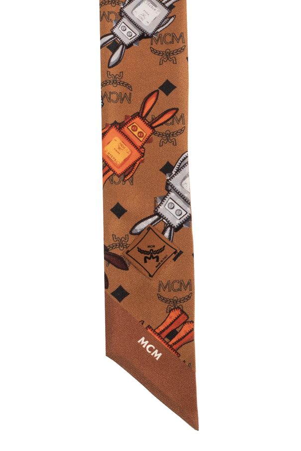 MCM Silk scarf with print