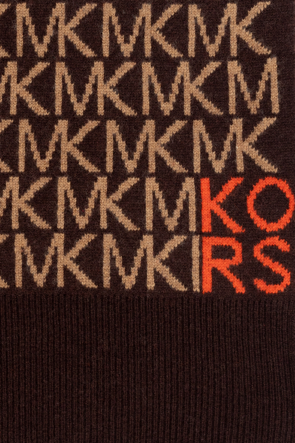 Brown Scarf with logo Michael Michael Kors - Vitkac France