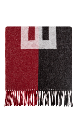 Bufanda de lana con logo