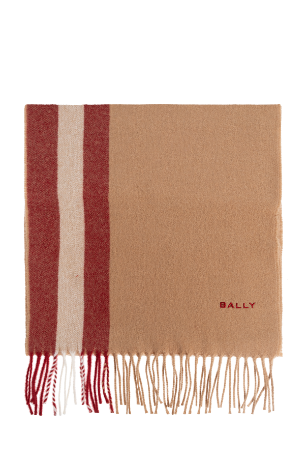 Wool scarf with logo od Bally