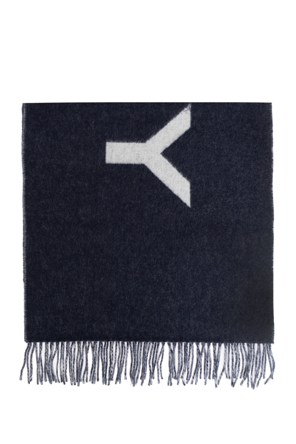 Wool scarf with logo od Bally