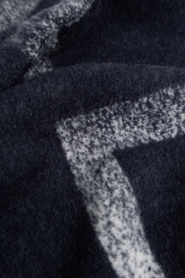 Bally Wool scarf with logo