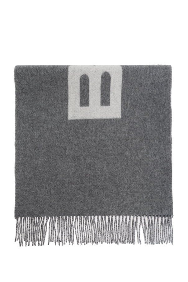 Wool scarf with logo od Bally