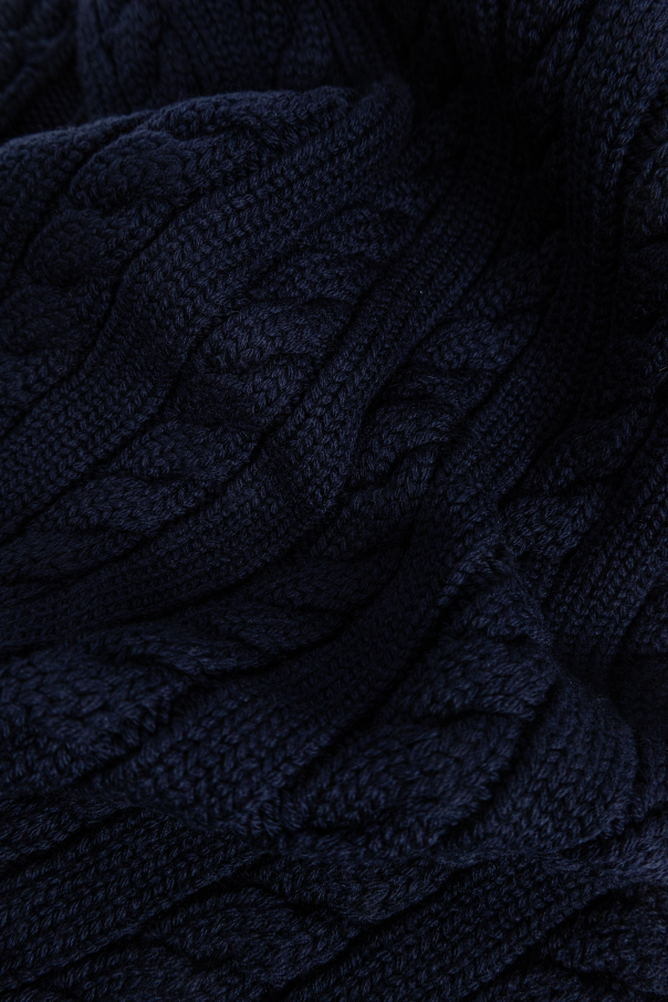 Bally Wool scarf with logo patch