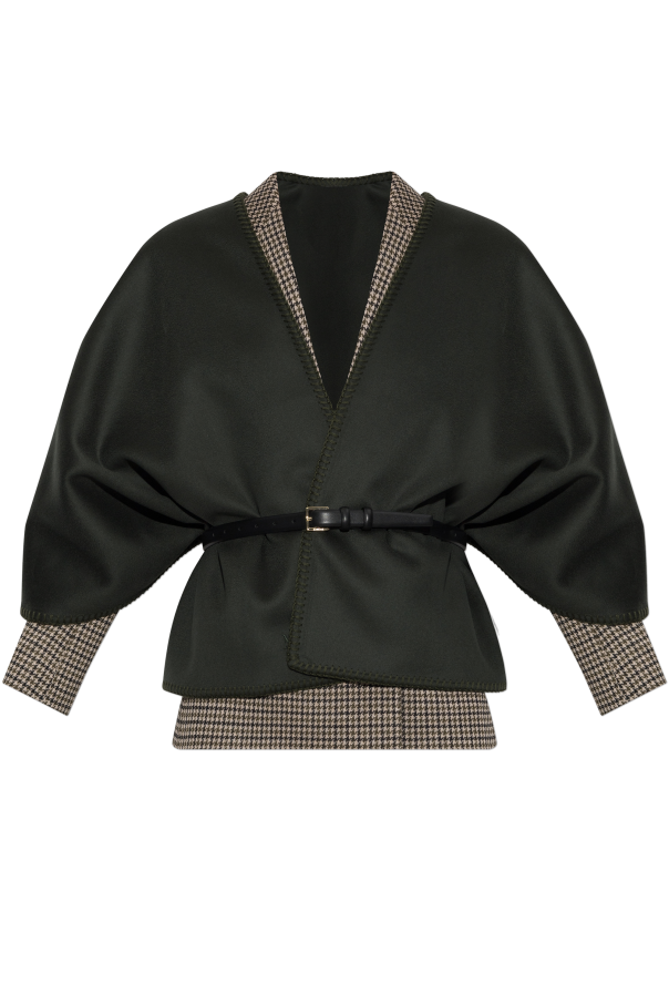 Wool poncho 