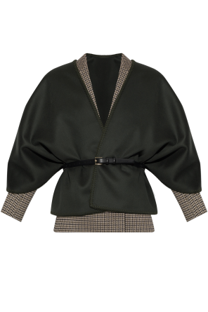 Wool poncho "Colomba"