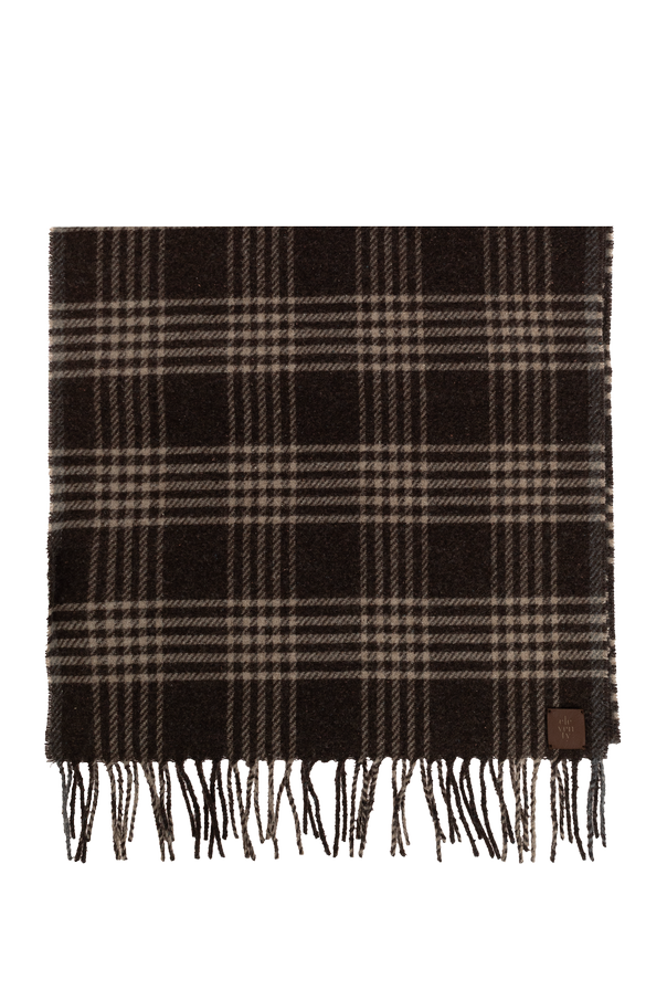 Scarf with a check pattern od Eleventy