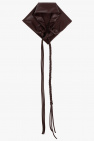 Nanushka BROWN ‘Brita’ scarf in vegan leather