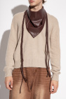 Nanushka BROWN ‘Brita’ scarf in vegan leather