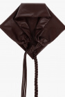 Nanushka BROWN ‘Brita’ scarf in vegan leather