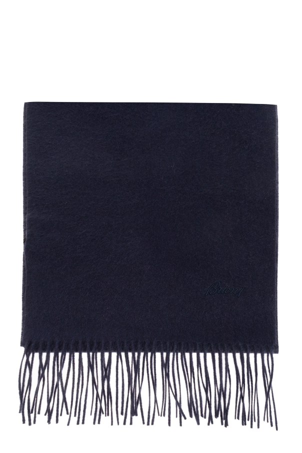Cashmere scarf with logo od Brioni